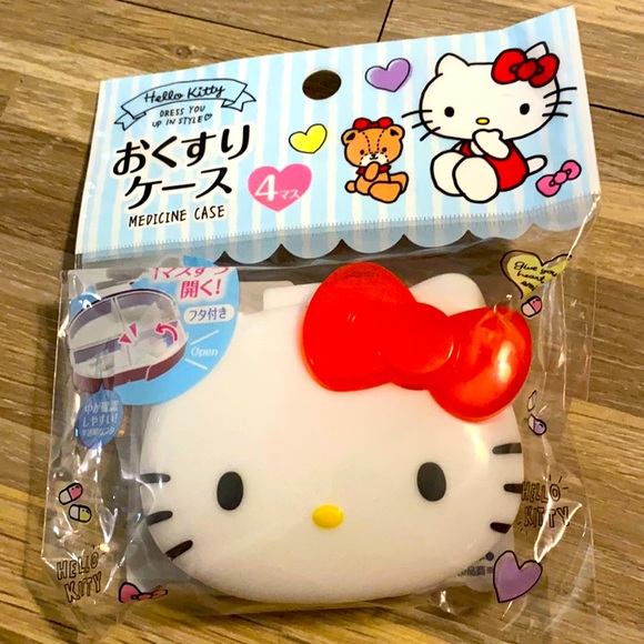 Sanrio Other - Hello kitty pill box holder jewelry holder earring